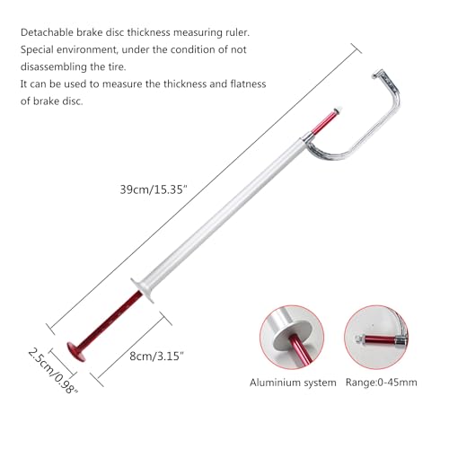 Calibrador para medir disco de freno 0-45 mm miniatura 3