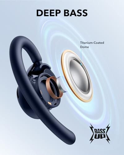 Image of soundcore V20I by Anker Open Ear Headphones, Adjustable Ear Hooks, Ultra-Comfort, Snug Fit, 16Mm Drivers, 4 Mics, IP55, LED Lights, 36H Playtime, Fast Charging,Bluetooth 5.4, Multipoint Connection