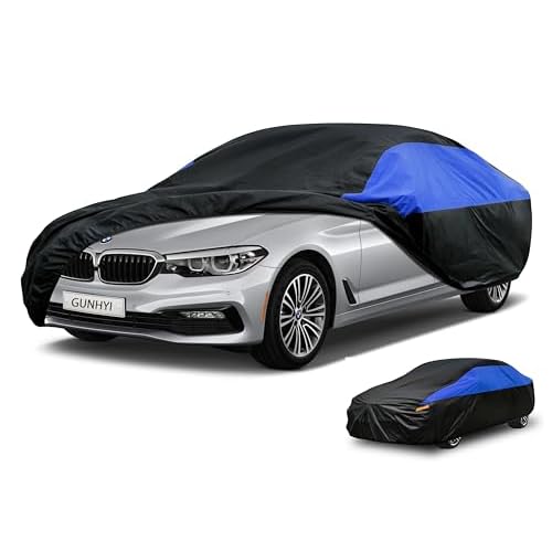 BMW Car Cover Custom Fit BMW 5 Series 528i 530i 535i 540i 550i M550i M550 (1988-2010) Waterproof All Weather, Lightweight Full Car Cover Outdoor Sun UV Rain Dust Snow Wind Protection. 10 BMW