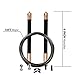 Synergee Rose Gold Speed Rope Jump Rope with Aluminium Handles - (2) Adjustable 10 Ft Cable - Steel Ball Bearings - For CrossFit, MMA, Boxing & Fitness, Anti-Slip Handles.