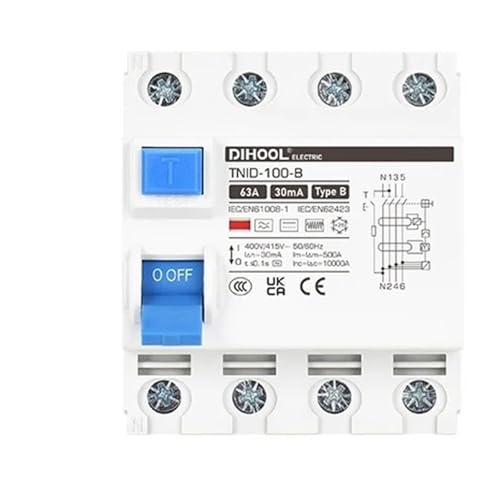 RCD 2P 63A Type AC disjoncteur différentiel pour protection contre les fuites - 2