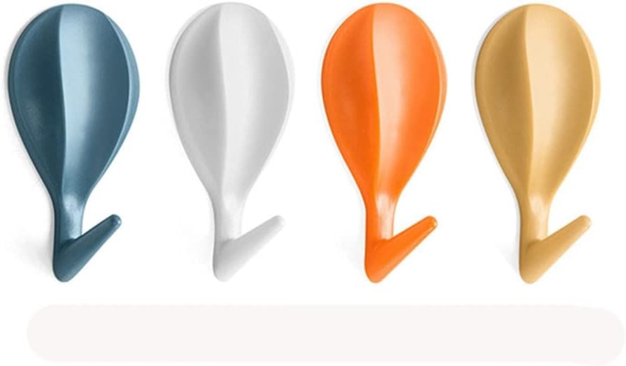 8pcs Hot Air Balloon Wall Hooks Clothes Towel Mask Hanger Self-Adhesive Bathroom Kitchen Hook Keys Organizer Holder Home Decor25