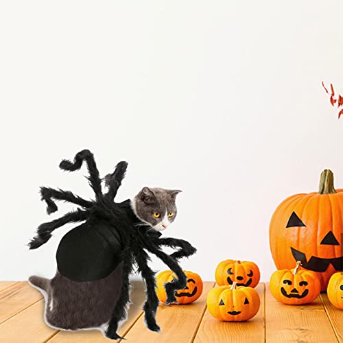 Traje de aranha de Halloween para cães pequenos | Pet Cosplay Vestuário Acessórios Simulação Spider