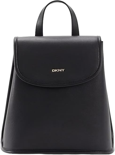 DKNY Womens Brook BACKPACK, Blk/Gold, Large US - Image 2