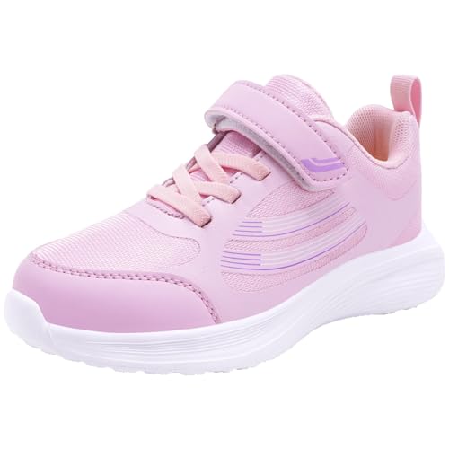 IWIHMIV Toddler Boy Tennis Shoes Toddler Slip On Shoes Girls Running Shoes Kids Sneakers Lightweight Breathable Walking Shoes