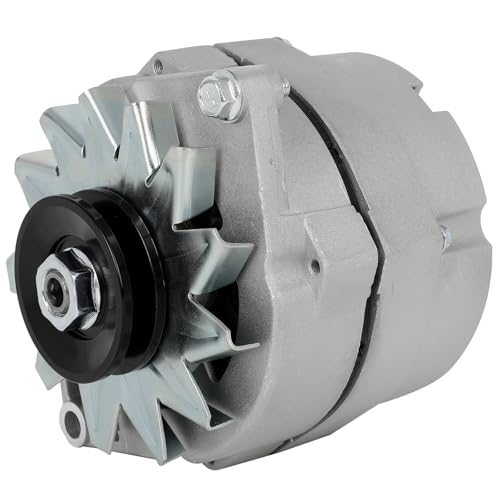 Automotive Alternator For Chevy One Wire 10SI Self-exciting SBC BBC GM Replace # ADR0335 7127-SE105 400-12340 ADR0151 20-102-7 105 Amp/12 V