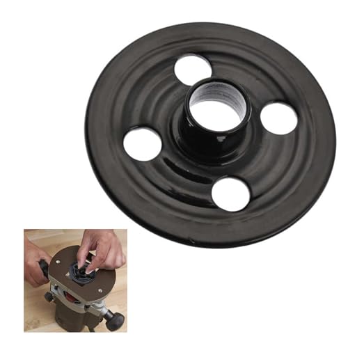 Image of Black Template Guide Bush 344364-5 for Makita Routers 3612C 3612BR 3620 RP0900 RP1801 RP2301 DRT50,Router Template Guide Bush, Template Guide Bush for Precision Routing