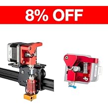 Ender 3 Direct Drive Conversion Bracket Bundle with Dual Gear Extruder with Two Washers Metal Drive Feeder Upgrade Kit