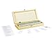 Walter Products 50 Piece Slide Set, 50 Prepared Glass Microscope Slides, General Biological/Scientific Application, Shatterproof Box with Interior Padding