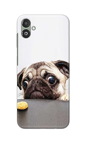 Image of PRINTFIDAA� Printed Hard Back Cover Case for Samsung Galaxy F14 5G Back Cover (Pug Dog) -2808