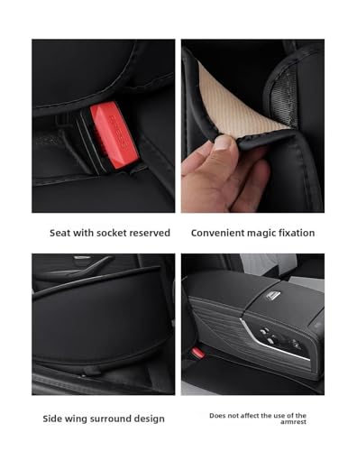Housse de siège auto universelle noire pour accessoires Hyundai - 3