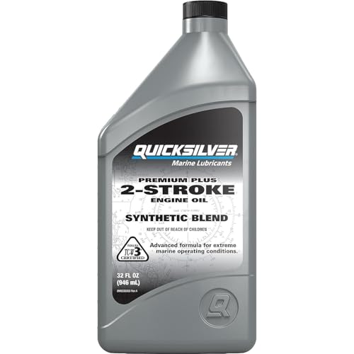 Quicksilver 2-Stroke Premium Plus Synthetic Blend Marine Engine Oil 32oz