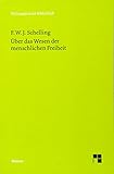 &Atilde;ber das Wesen der menschlichen Freiheit: Und die damit zusammenh&Atilde;&curren;ngenden Gegenst&Atilde;&curren;nde