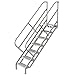 Tri-Arc WISS112242 12-Step Industrial Access Stairway Ladder with Grip Strut Tread