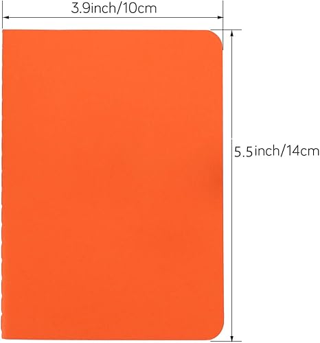 Miniatura 2 de EUSOAR Cuaderno de bolsillo de tapa blanda, tamaño A6, paquete de 24 unidades de 3.9 x 5.5 pulgadas, 60 páginas de papel de estraza rayado, mini