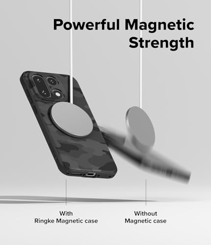 Image of Ringke Onyx Magnetic for OnePlus 15 Case [Compatible with MagSafe] [Anti-Fingerprint] Ultra Thin Lightweight Shockproof Back Cover - Camo Black