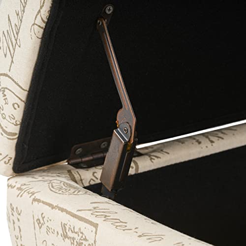 Christopherknighthomeparisianstorageottomanfrenchscript Urban Country Home Decor Christopher knight home parisian storage ottoman french script urban country home decor