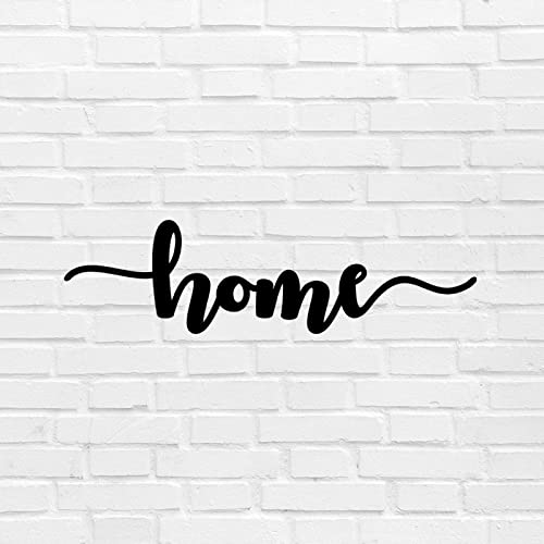 Home Word Art Sign Calligraphy Decorative Metal Sign House Numbers Sign Personalized Long Lasting Steel Metal Wall Hanging Sculpture Sign For Farmhouse Dining Room Workshop Decoration Home Decor #TOP30