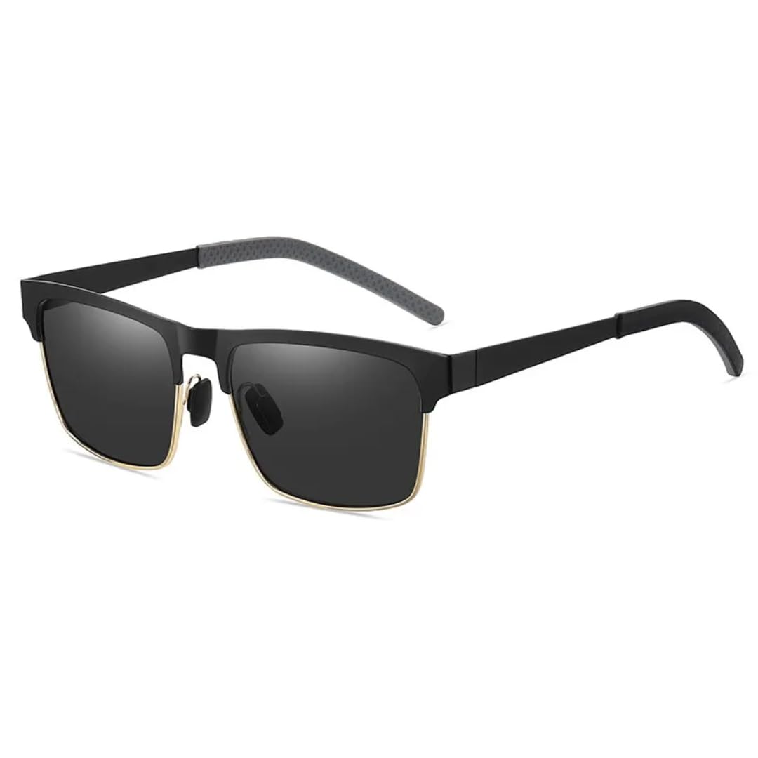 Modne okulary przeciwsłoneczne półramkowe dla mężczyzn i kobiet z filtrem UV400