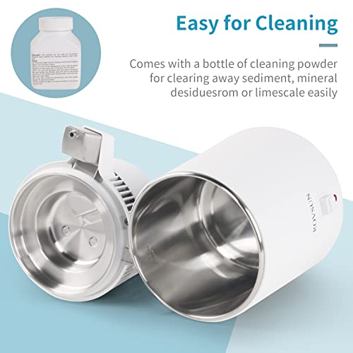 Rovsun DSITILLER-1 [Upgraded]1.1 Gallon/4L Water Distiller Countertop Distilled Water Machine thumb #4