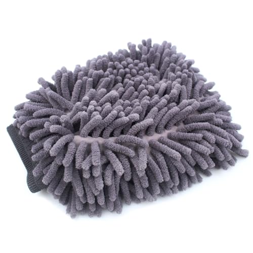 Chiffons de nettoyage en microfibre chenille Absorbants et sans rayures Pour nettoyer les voitures et les fenêtres 20 x 25 cm