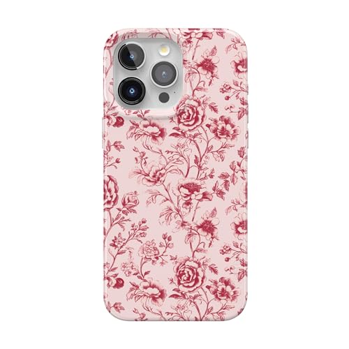 Casely iPhone 15 Pro Max Case | Vintage Belle | Floral Toile | Compatible with MagSafe | Classic Ultra Slim Design