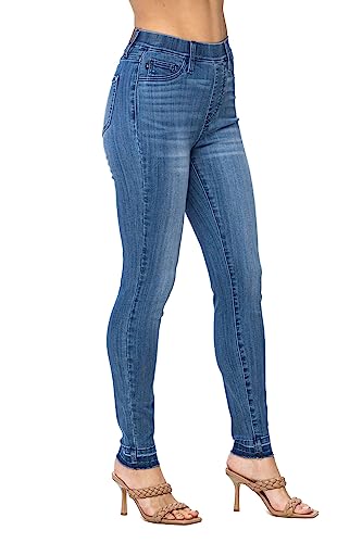 Judy Blue Women's High Waist Pull On Skinny Jegging Jeans2