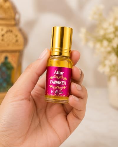 Image of Formless Fawakeh 3ml Attar Unisex - Premium Fruity Fragrance Oil, Long Lasting Alcohol-Free Perfume, Sweet Fresh Juicy Scent, Pocket Size Roll-On, Travel Friendly Daily Wear & Special Occasions