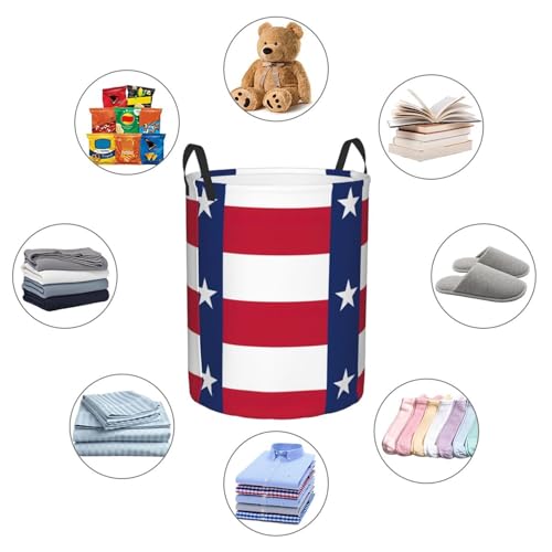 Panier à linge grand format motif Texas pour couvertures et vêtements