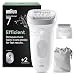 Braun Silk-épil SE7-041 Wet & Dry Depiladora Eléctrica 3 cabezales Gris