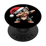 Photo Gallery yorkshire terrier dog dab christmas dab pose santa hat xmas popsockets popgrip intercambiabile Photo Gallery yorkshire terrier dog dab christmas dab pose santa hat xmas popsockets popgrip intercambiabile