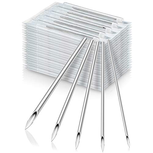 ACE Needles 100 Mix Body Piercing Needle Sizes 12g, 14g, 16g, 18g and 20g (20 pcs each)
