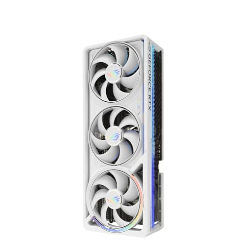 Image of ASUS ROG Astral GeForce RTX 5090 32GB GDDR7 White OC Edition Gaming Quad Fan Graphics Card (NVIDIA DLSS 4, 3.8 Slot Design, PCIe 5.0, 3X DP 2.1b, 2X HDMI 2.1b, White)