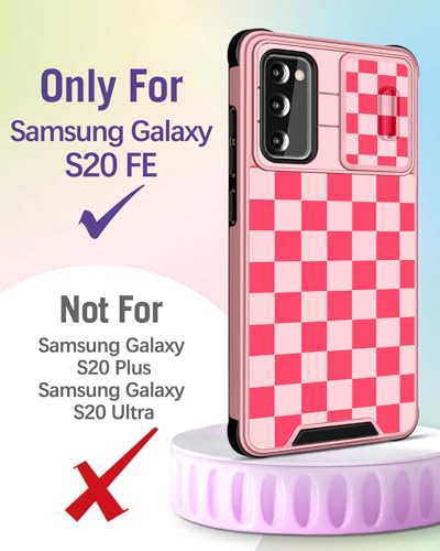 Buleens for Samsung Galaxy S20 FE Case 5G 6.5" - with Ring Stand & Camera Cover Cute Designed Women Girls Pretty Unique Girly for Galaxy S20 FE 5G Case Compatible with Magsafe