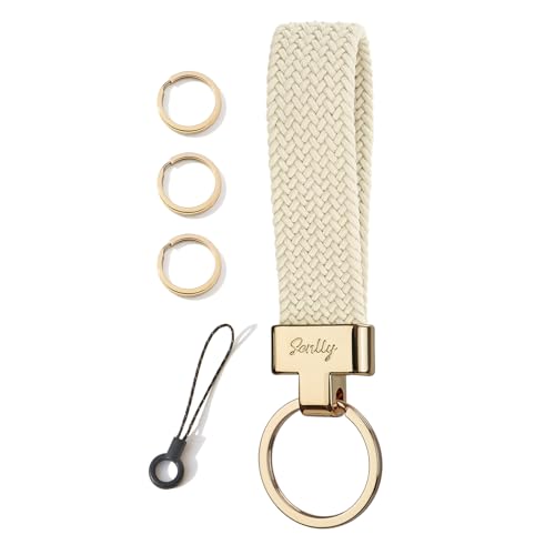 SENLLY Car Keychain, Stretchy Key Holder, Original Elastic Anti-Drop Design