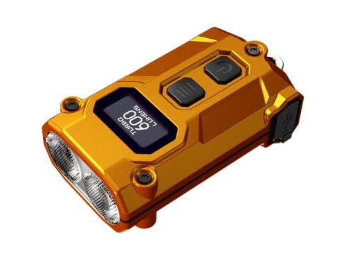 Lampe porte-clés Tini 3 Orange pour éclairer vos serrures