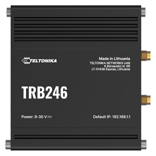 Sécurisez vos données M2M isolées avec la passerelle Teltonika TRB246 aluminium