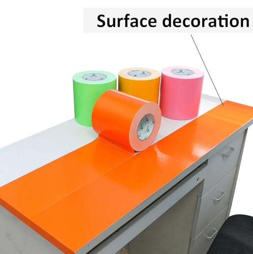 Image of BOMEI PACK 6inch Wide Orange Duct Tape, Heavy Duty Strong Waterproof Industrial Color Duct Tape 9.0mil x 6inch x 60yds for Crafts, Home Improvement, Repairs, & Projects