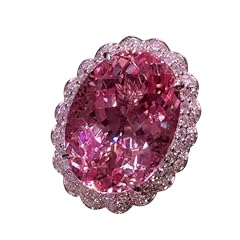 Silver Purple Crystal Large