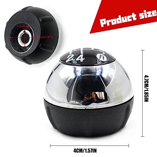 Car Gear Shift Knob | Car Gear Shifter Knobs,Automotive 5-Speed Shifter Knobs, Compatible With Fiat5