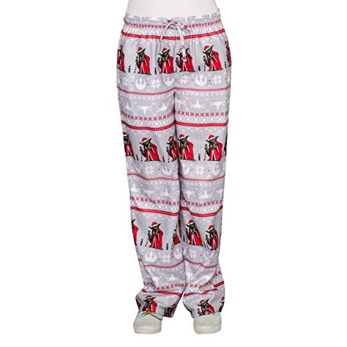 Star Wars Yoda Logo Christmas Grey Lounge Pants