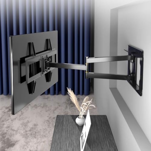 Support TV universel inclinable et orientable pour fixation murale de salon - 8