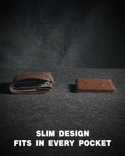 Zitahli Wallet for Men, Mens Wallet, Slim Leather Bifold, RFID Blocking 11 Card Holder Slots Gift Box4