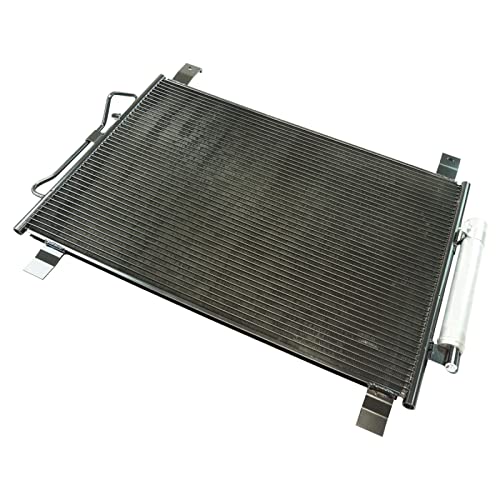 Image of TRQ A /C Condenser and Receiver Drier Assembly Compatible with 2013 Infiniti JX35 14-20 QX60 13-20 Nissan Pathfinder