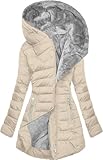 🧸Design: Damen Winterjacken-Sammlung Jacken, Jede unserer Winterjacken wird mit größter Sorgfalt hergestellt. Die Nähte sind stabil, die Materialien von hoher Qualität und die Verarbeitung sorgfältig, warmer, dichter Stoff, leicht zu waschen mit zwei Seitentaschen, damit Sie Ihre Sachen immer griffbereit haben.