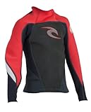 Thaïlande Rip Curl Veste à Manches Longues Dawn Patrol pour garçon (Anthracite/Orange/argenté, 14)