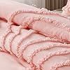 ENJOHOS Pink Twin/Twin XL Comforter Bedding Set for College Girls - Tufted Extra Long Twin Comforter with Rainbow Design, Cute Dorm Bedding for All Season, Lightweight Fluffy Bed Set #4