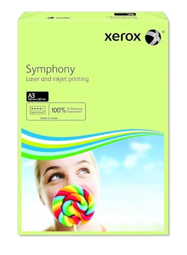 Xerox 003R91955 Drucker-/Kopierpapier Symphony, DIN A3, 80 g/m², 500 Blatt, grün
