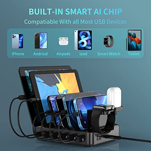 Catlyn PW018-PD+QC Charging Station For Multiple Devices,68W 6 Ports Usb Charger Station thumb #3