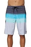 O'NEILL Men's 21 Hyperfreak Divergent Board Short - Mens Bathing Suit Fast-Drying Stretch Fabric